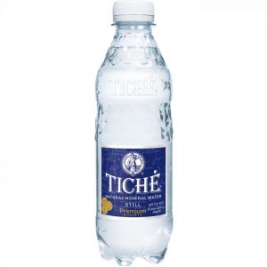 Tiche mineral water still 0.33l PET. Natural mineral water Tiche is obtained in a deep well from the 689m deep source Tiche, located in the city of Telšiai. Ingredients: salt 0.019g/100ml; Chloride 4mg; Calcium 22mg; Magnesium 7mg; Potassium 1mg. Made in Lithuania. Distributor: SIA Trialto Latvia.
